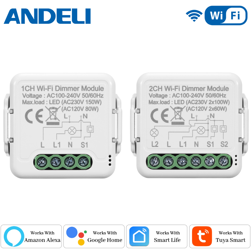 Smart Home Networking - Módulo de Interruptor Dimmer Inteligente Wi-Fi