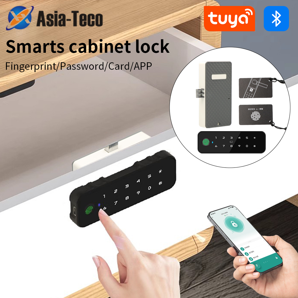 Smart Door Lock - Tuya bluetooth inteligente armário de madeira