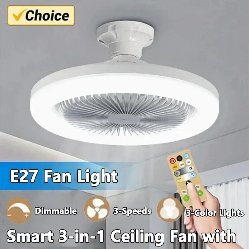 Smart Home Living Room - Ventilador de teto inteligente 3 em