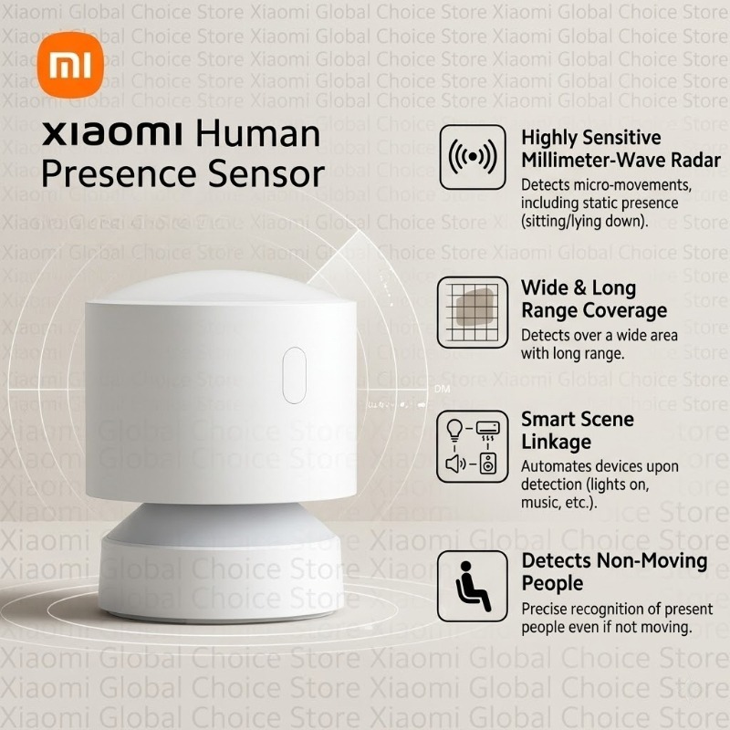 Smart Home Fragrance Diffuser - Sensor de Presença Humana Xiaomi Bluetooth