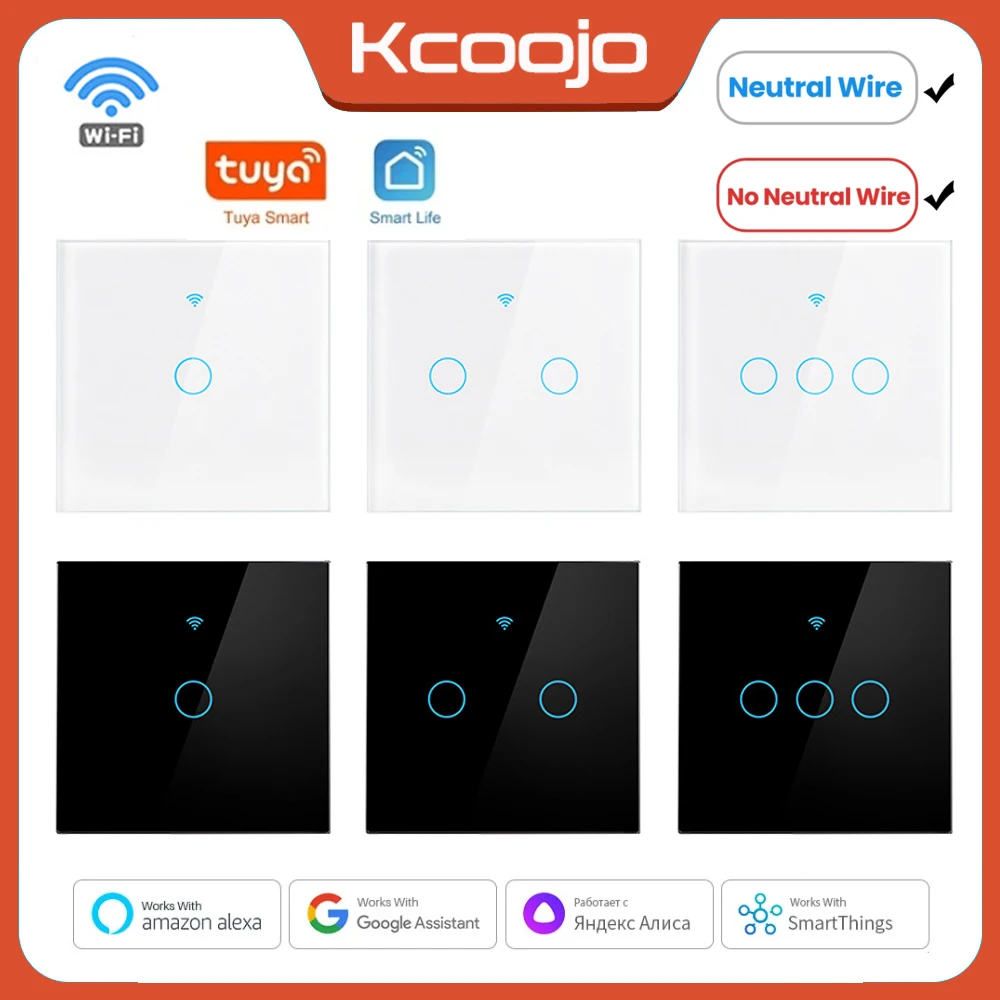 Smart Home Ac - Tuya wifi ue interruptores inteligentes 1/2/3/4gang