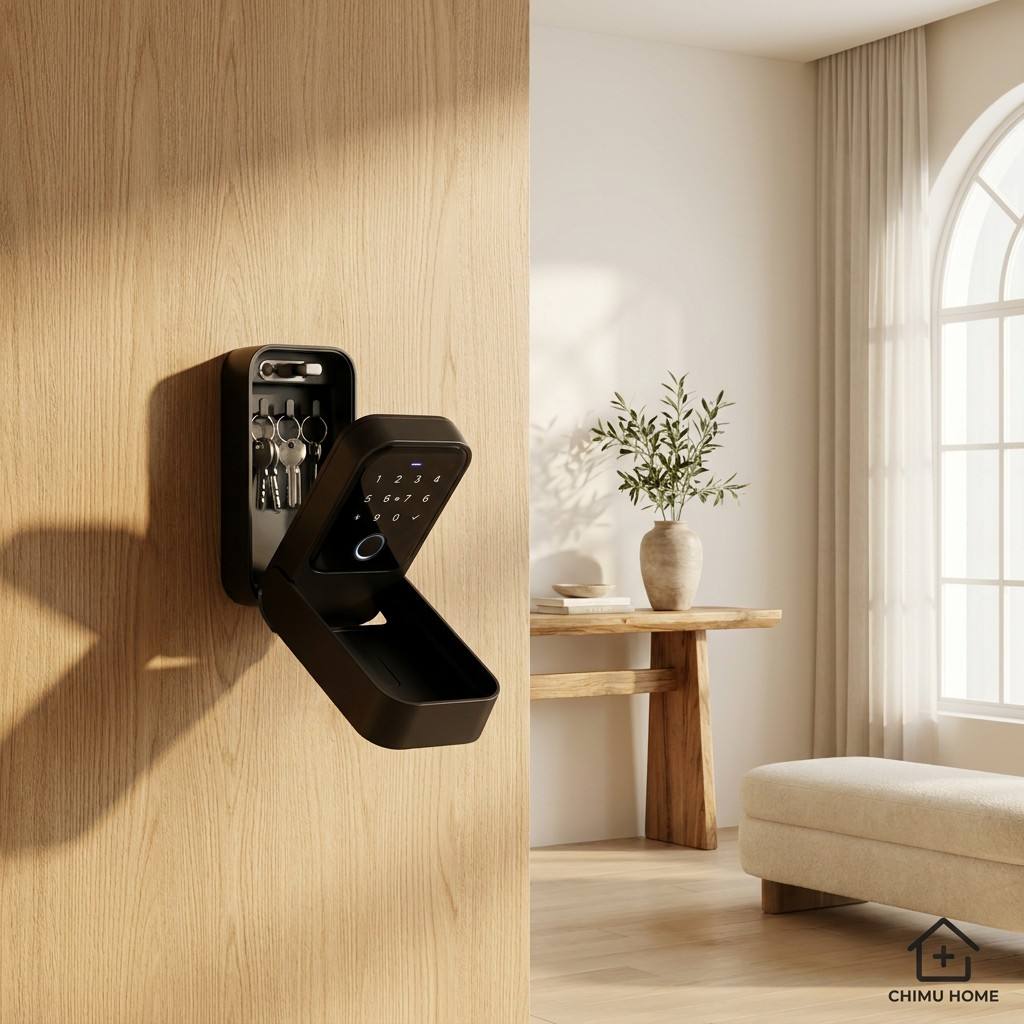 Airbnb Smart Home - 【CHIMU HOME】Cofre Inteligente WiFi com Impressão