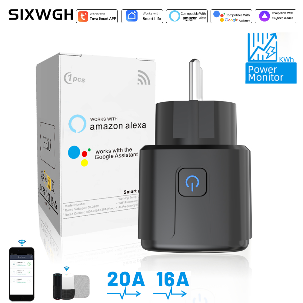 Smart Home Networking - Tomada Inteligente Tuya com Wi-Fi, Controle
