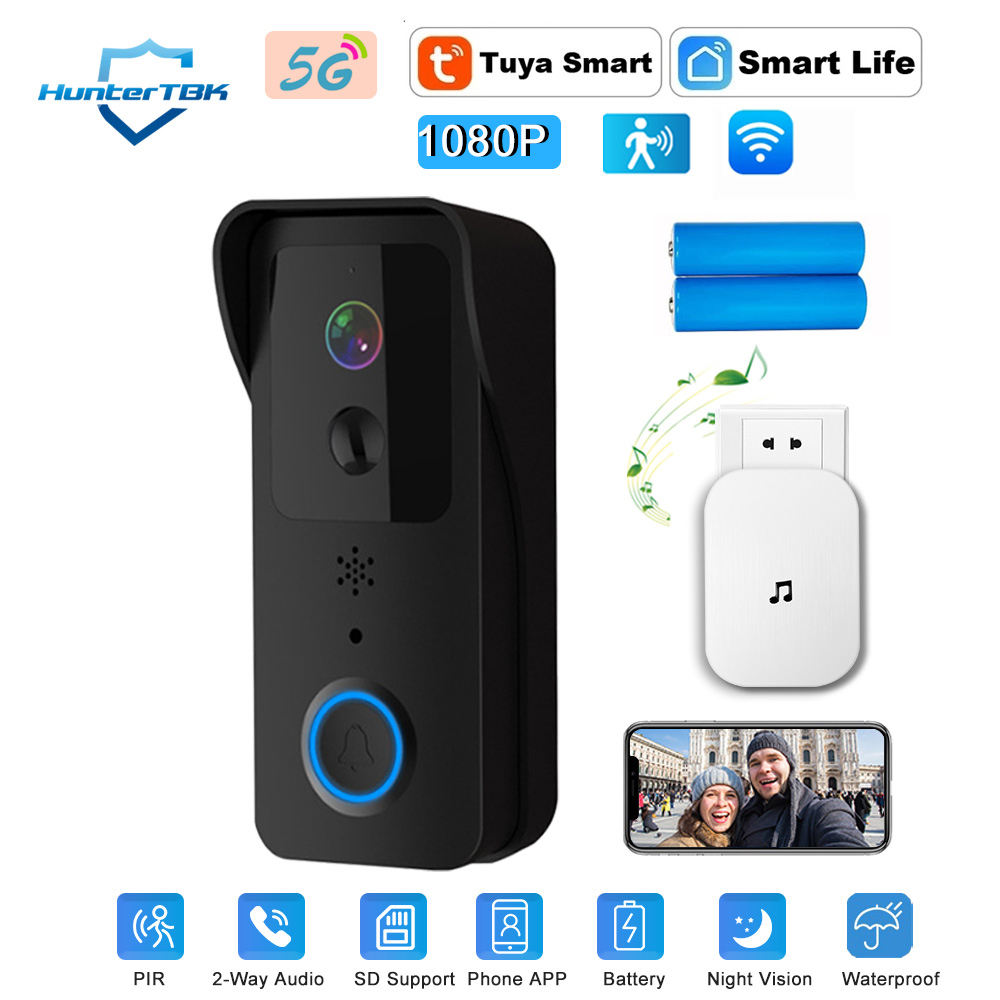 Smart Home Video Doorphone Ezviz - Câmera de Campainha WiFi HD 1080P