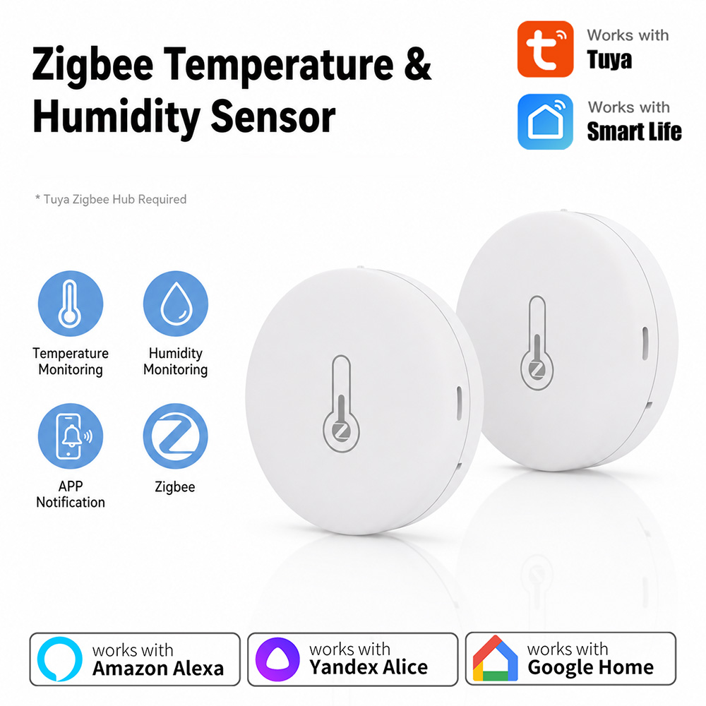 Smart Home Miniature - Sensor de temperatura e umidade Tuya