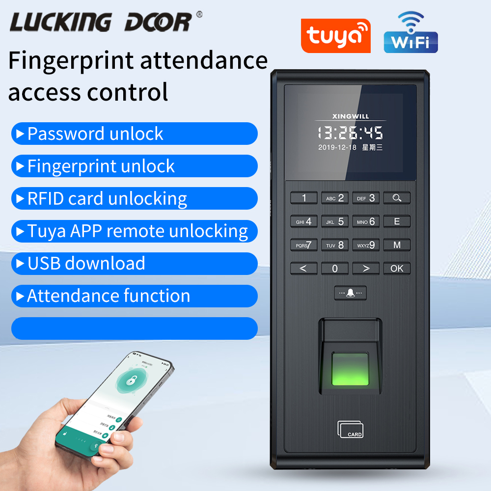 Smart Door Lock - Tuya inteligente biométrico reconhecimento de impressão