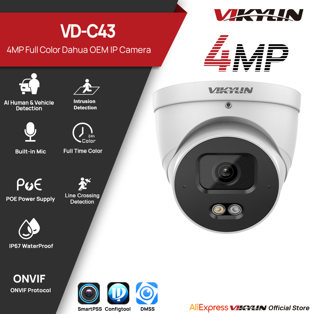 Smart Home Login - Câmera de Segurança IP VIKYLIN 4MP