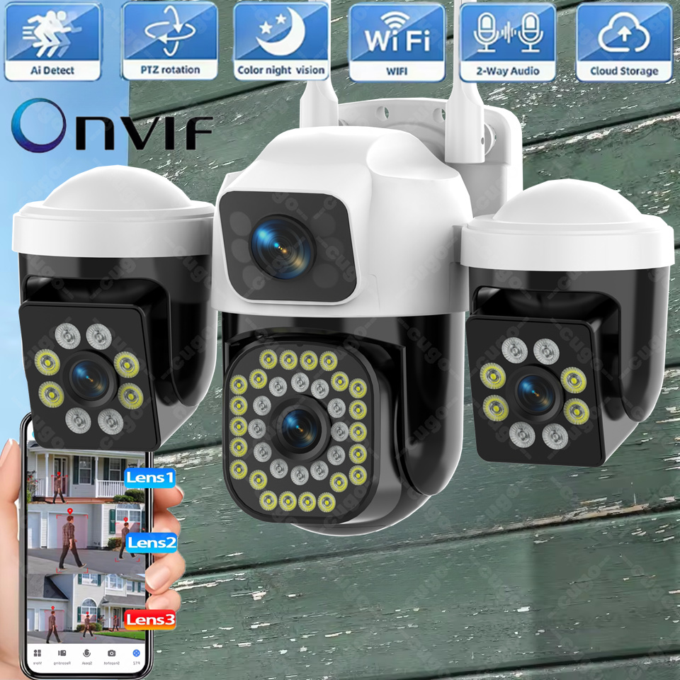 Smart Home Kamera - Câmera de Segurança 15MP com 3