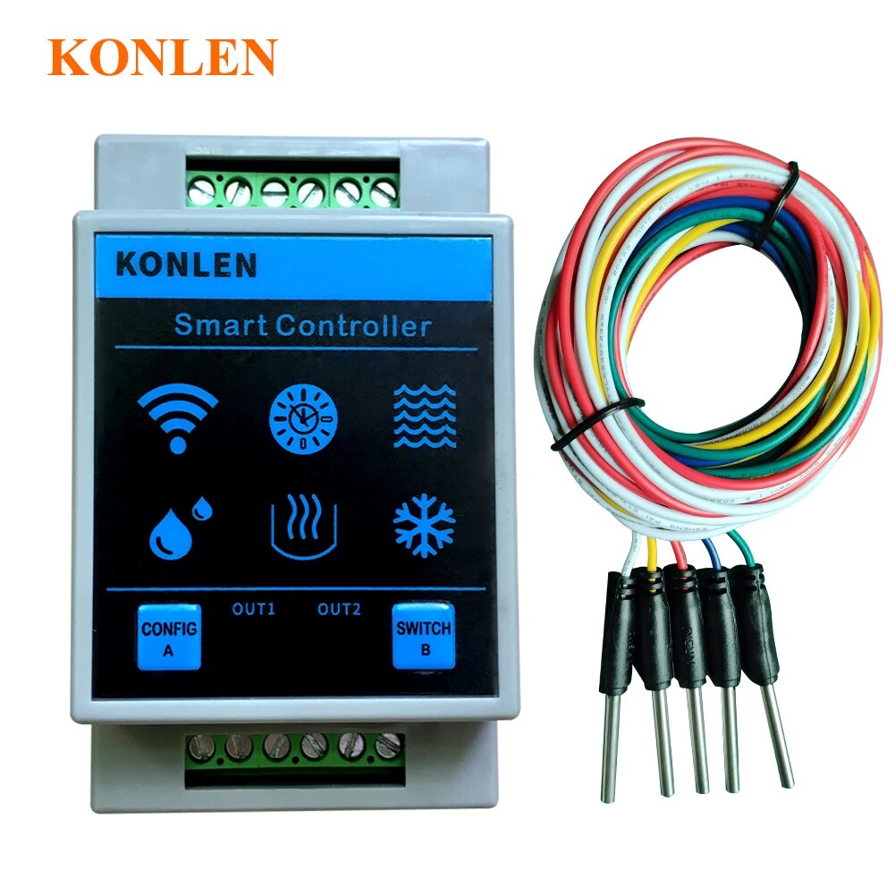 Smart Home Water Level Sensor - KONLEN Tuya Sensor De Nível De