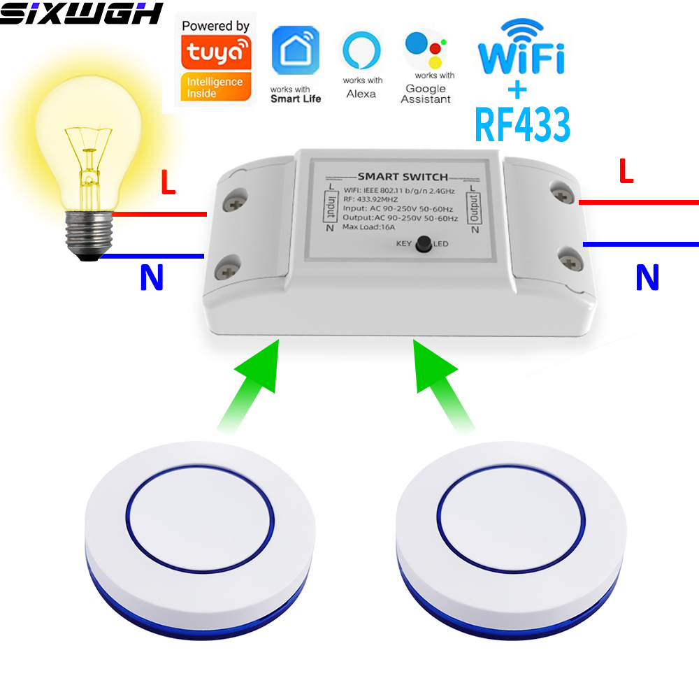 Smart Home Networking - Interruptor Inteligente WiFi Tuya 16A com