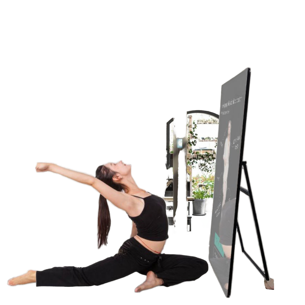Smart Home Gym Mirror - Espelho de Fitness Inteligente em Forma