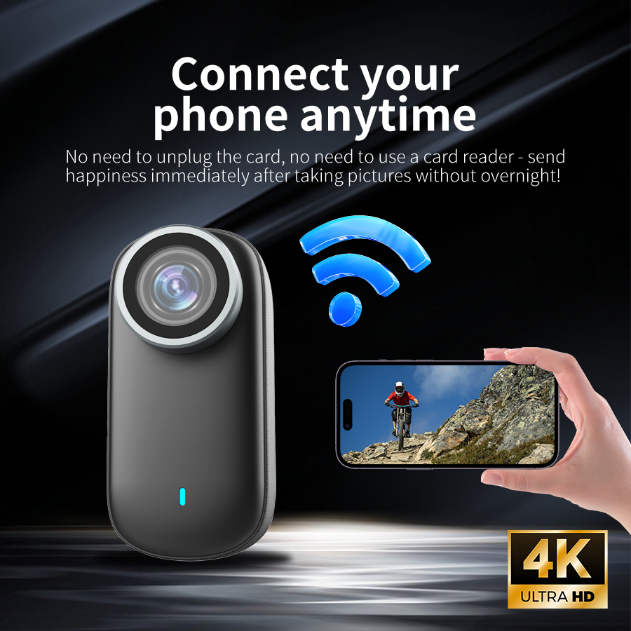 Smart Home Kamera - Câmera Mini UHD 4K Espiã para