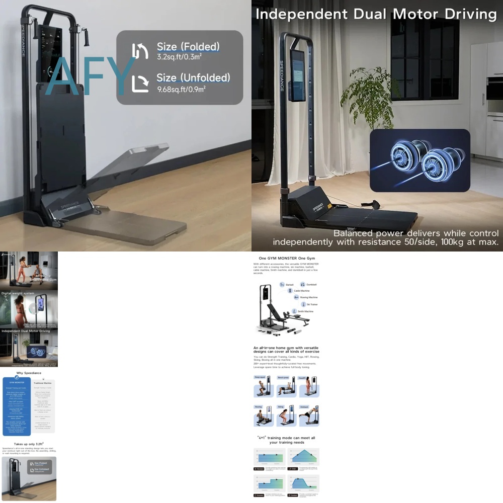 Smart Home Gym Mirror - Espelho Inteligente para Academia em Casa,