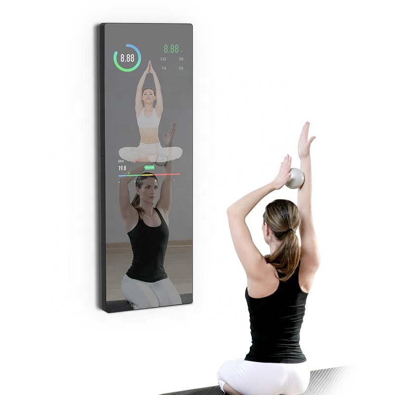 Smart Home Gym Mirror - Casa inteligente espelho digital android exercício