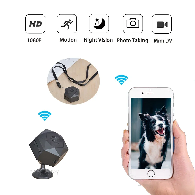 Hd 1080p pequena sem fio mini  - Smart Home Kamera avaliação e preço