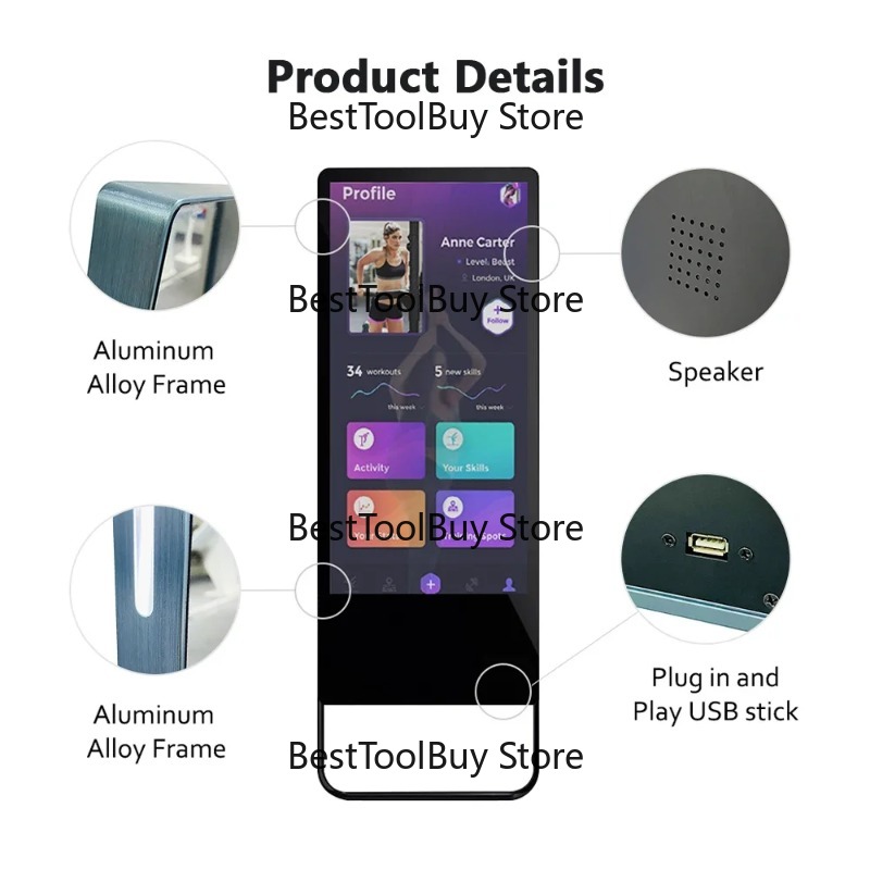 Espelho de Fitness Digital Int - Smart Home Gym Mirror avaliação e preço