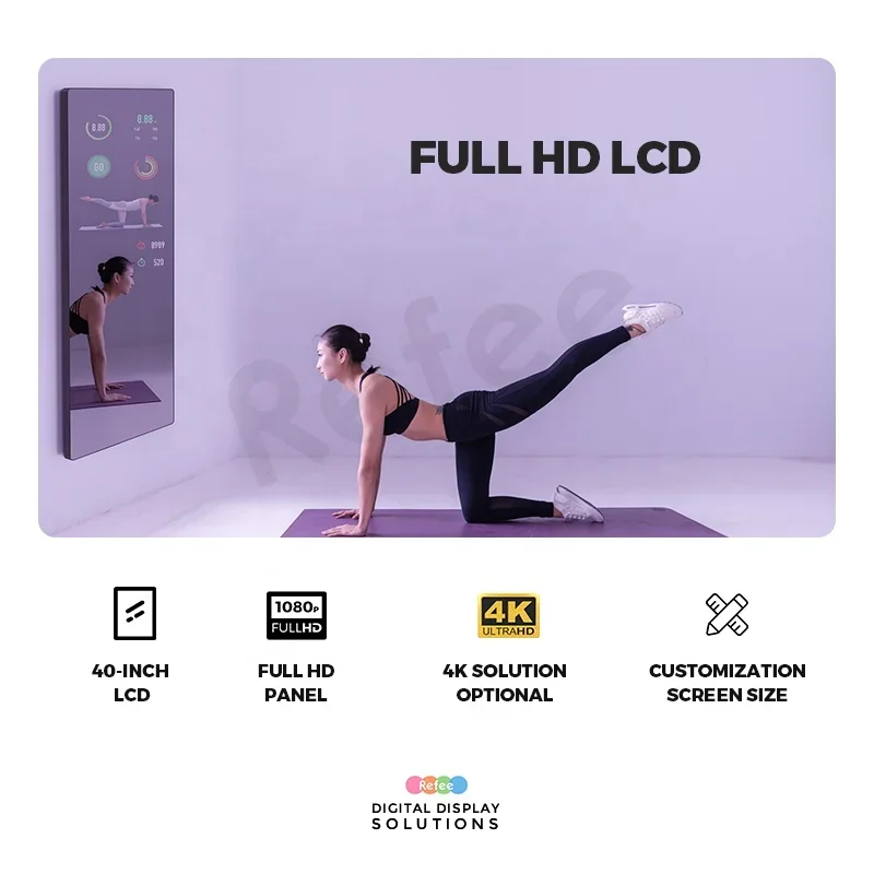 Grande Espelho Interativo de F - Smart Home Gym Mirror avaliação e preço