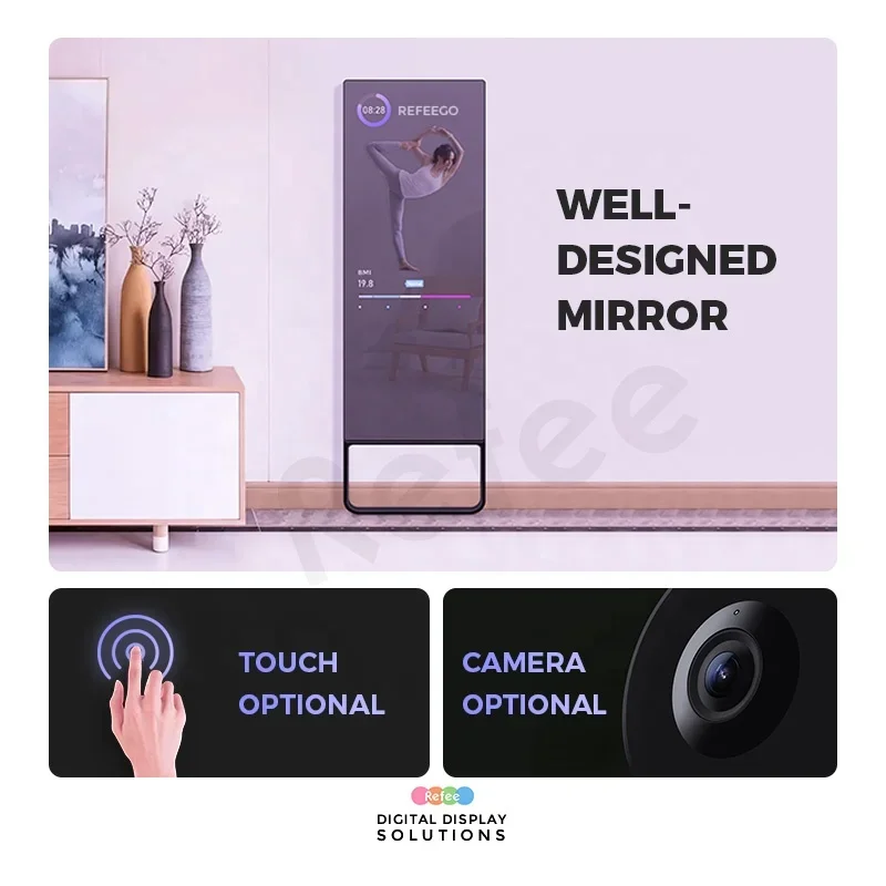 Grande Espelho Interativo de F - Smart Home Gym Mirror avaliação e preço