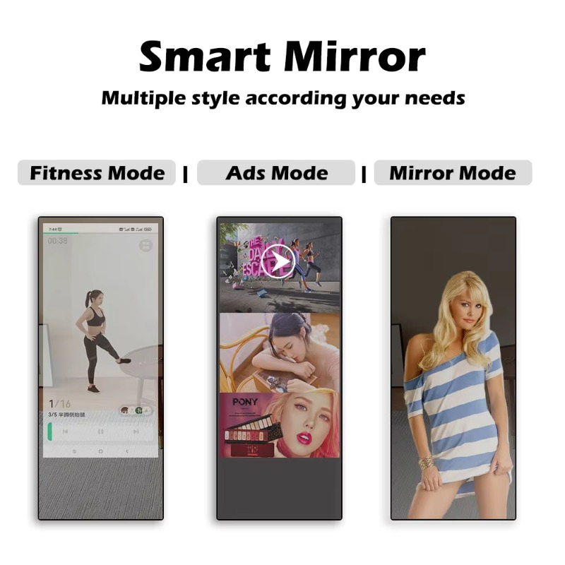 Espelho Mágico Interativo com  - Smart Home Gym Mirror avaliação e preço