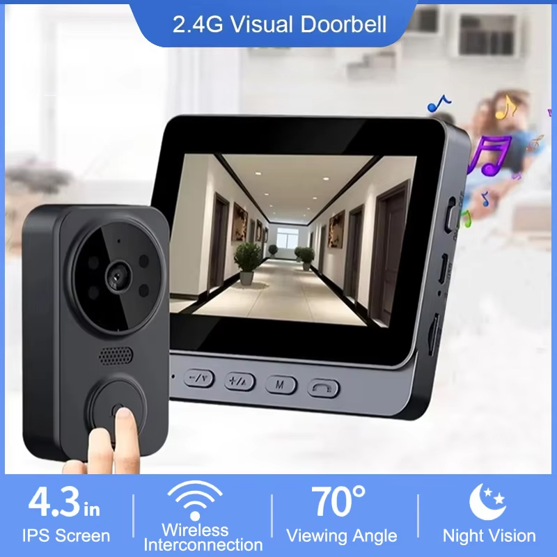 4.3 Polegada wi fi sem fio víd - Smart Home Video Doorphone Ezviz avaliação e preço