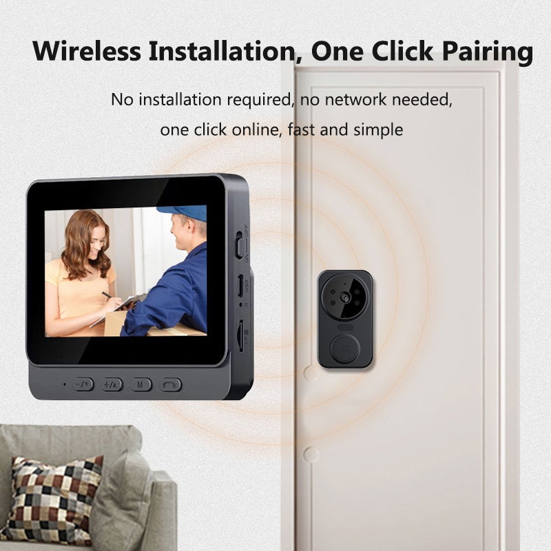 4.3 Polegada wi fi sem fio víd - Smart Home Video Doorphone Ezviz avaliação e preço