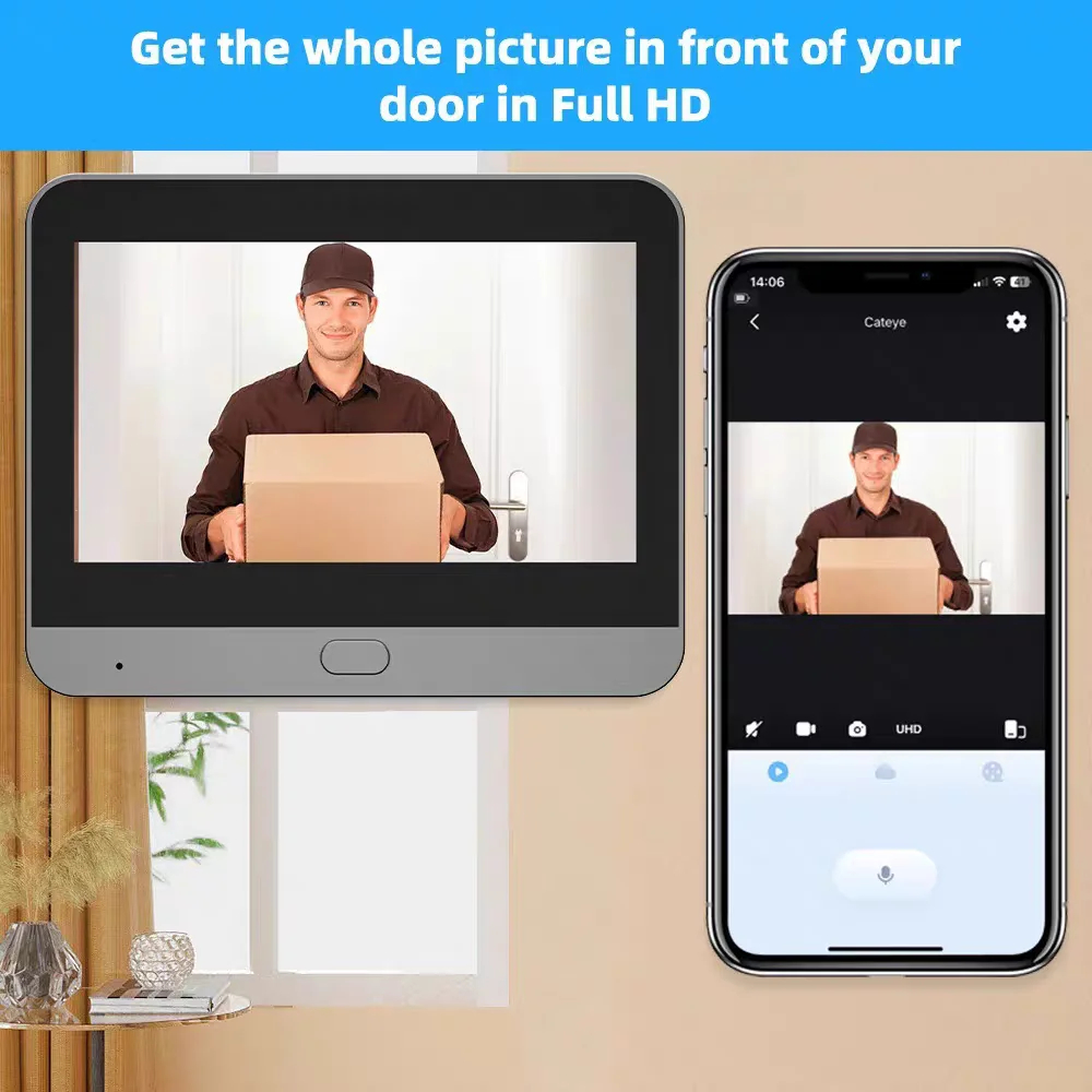 Câmera de Porta Inteligente Tu - Smart Home Video Doorphone Ezviz avaliação e preço