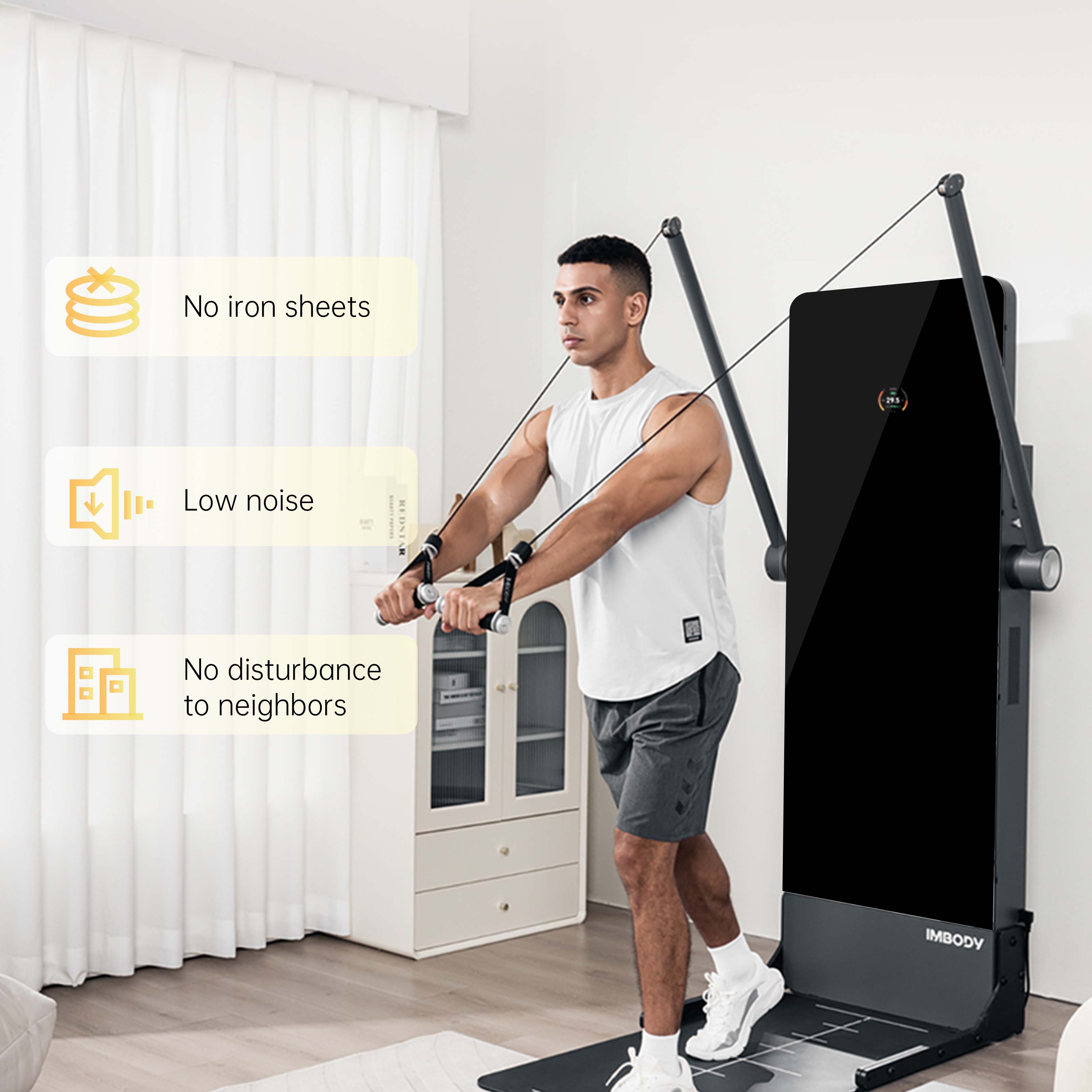 Equipamento de Ginástica Comer - Smart Home Gym Mirror avaliação e preço