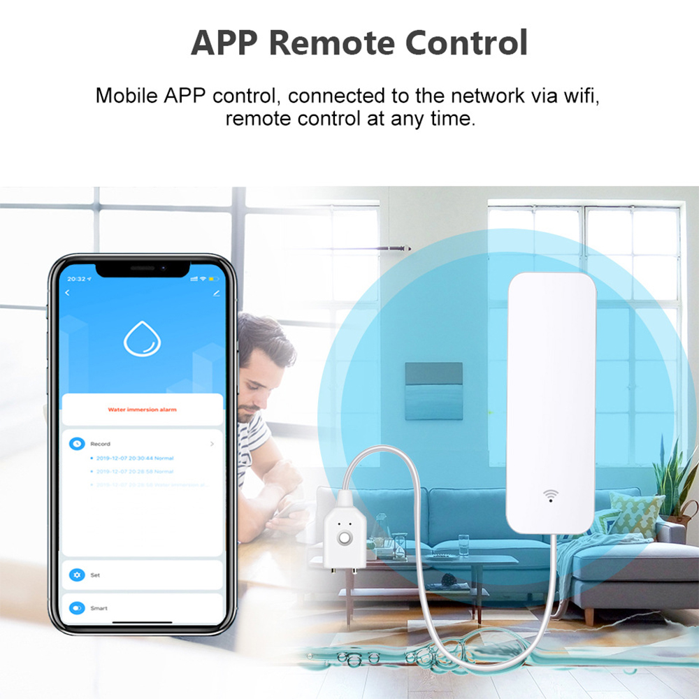 Sensor de vazamento de água wi - Smart Home Network avaliação e preço