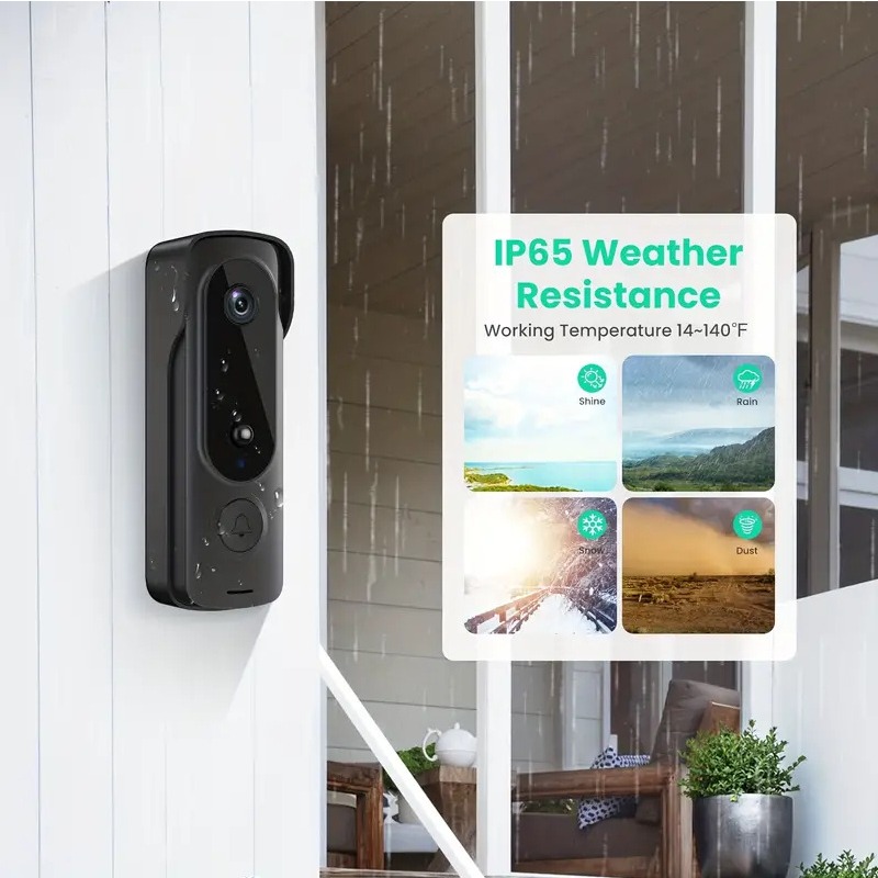 Campainha sem fio externa, cap - Smart Home Video Doorphone Ezviz avaliação e preço