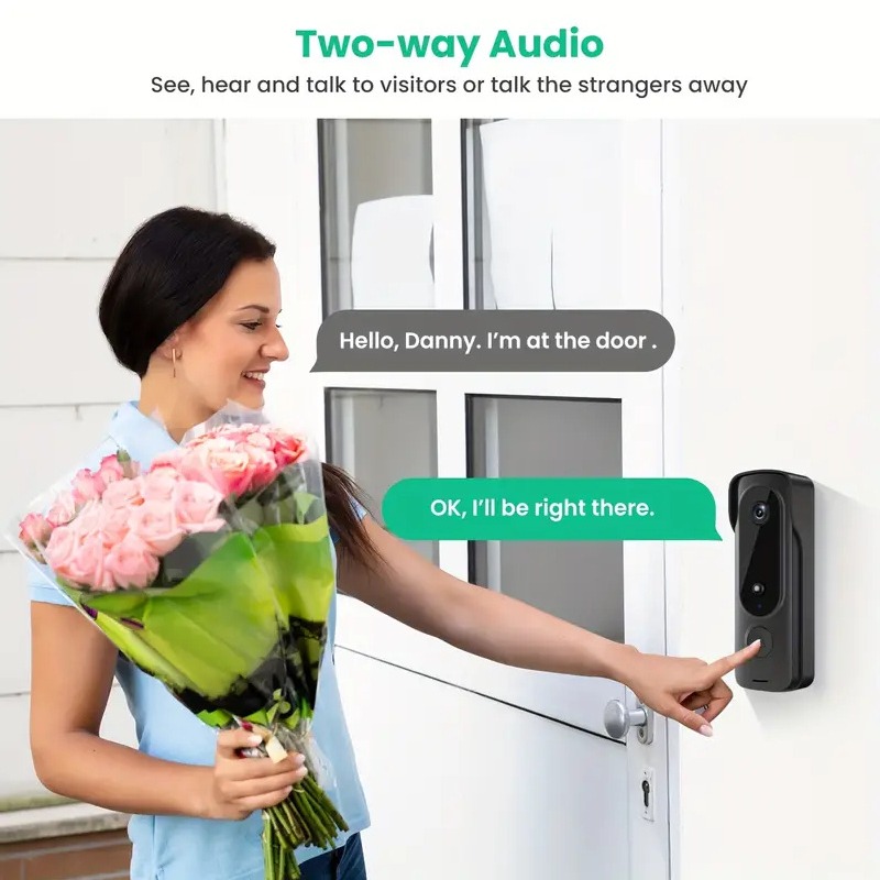 Campainha sem fio externa, cap - Smart Home Video Doorphone Ezviz avaliação e preço