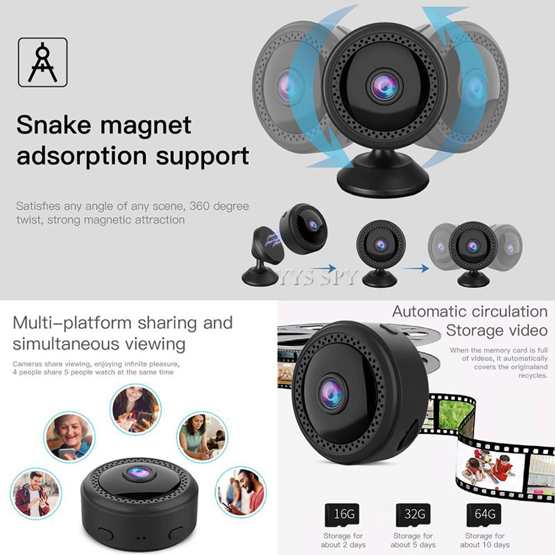 Câmera de Vídeo Mini HD Wifi D - Smart Home Kamera avaliação e preço