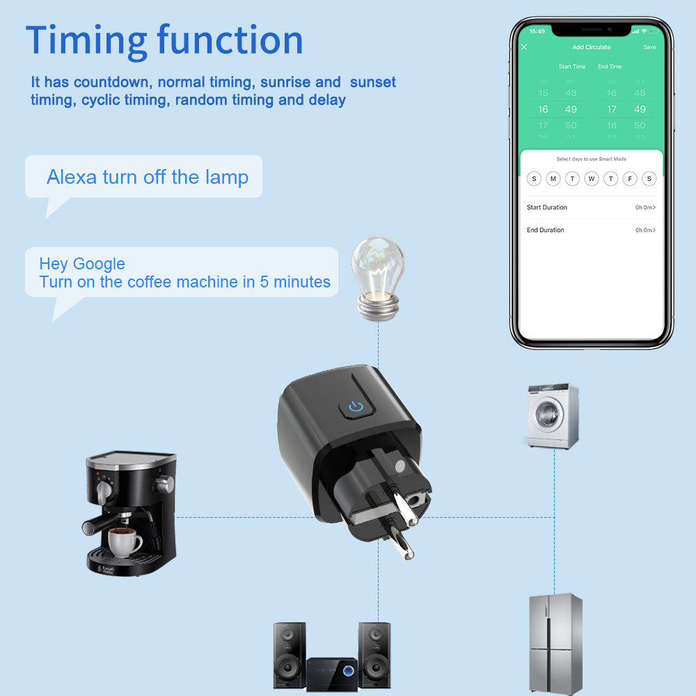 Tomada Inteligente Tuya com Wi - Smart Home Networking avaliação e preço