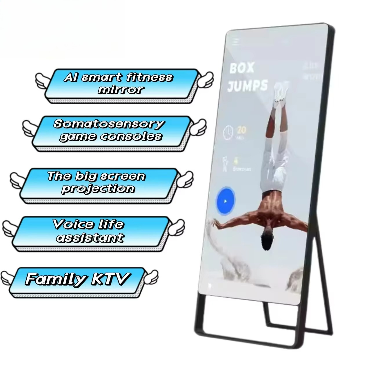 Espelho de treinamento pessoal - Smart Home Gym Mirror avaliação e preço
