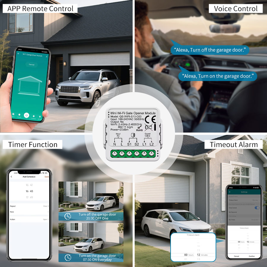 Controlador de Abertura de Por - Smart Home Networking avaliação e preço