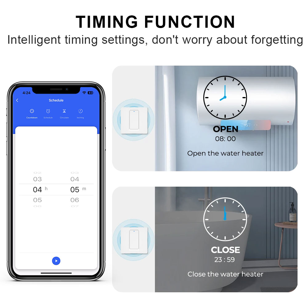 Interruptor inteligente de aqu - Smart Home Networking avaliação e preço