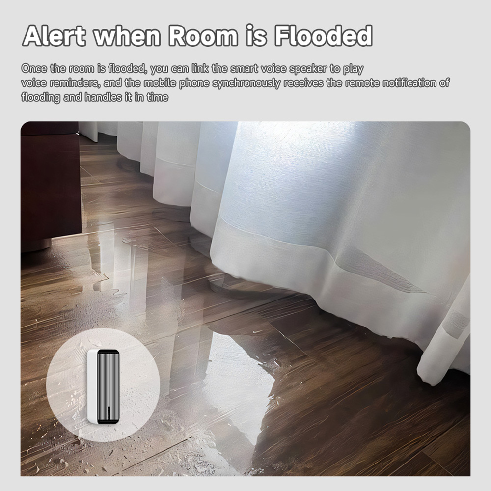 Tuya zigbee sensor de chuva tu - Smart Home Iot avaliação e preço