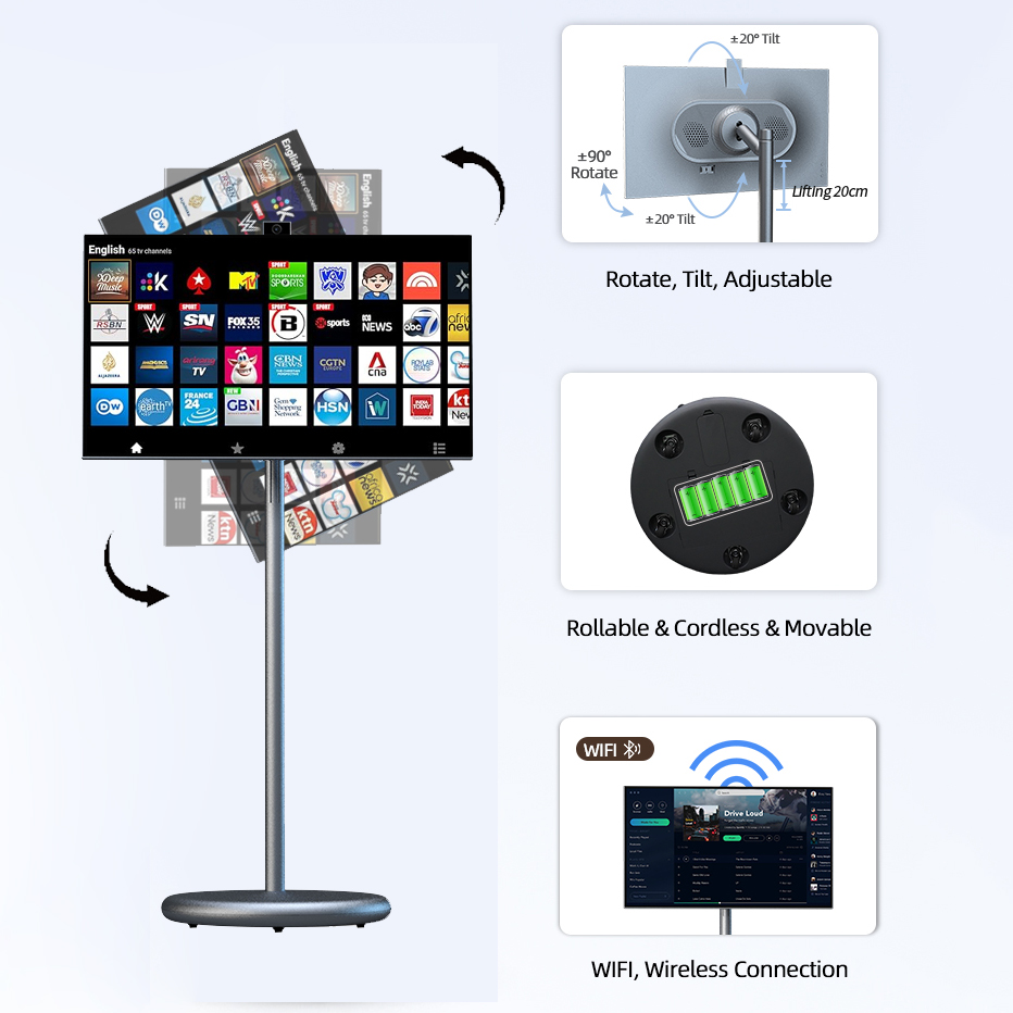 Display de TV Portátil Intelig - Smart Home Ac avaliação e preço