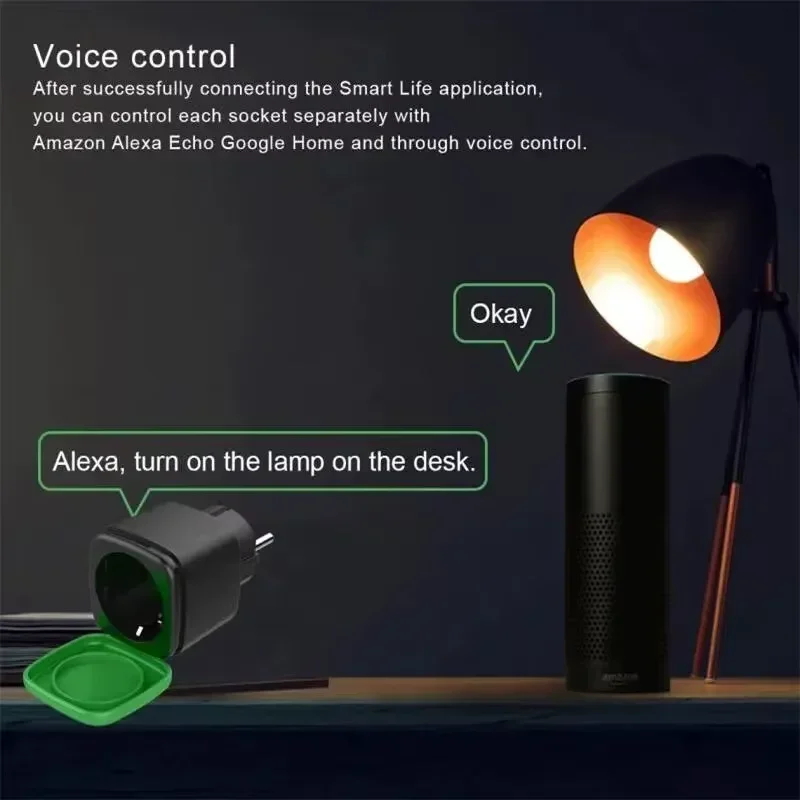 Tomada Inteligente Tuya EU 16A - Smart Home For Living avaliação e preço