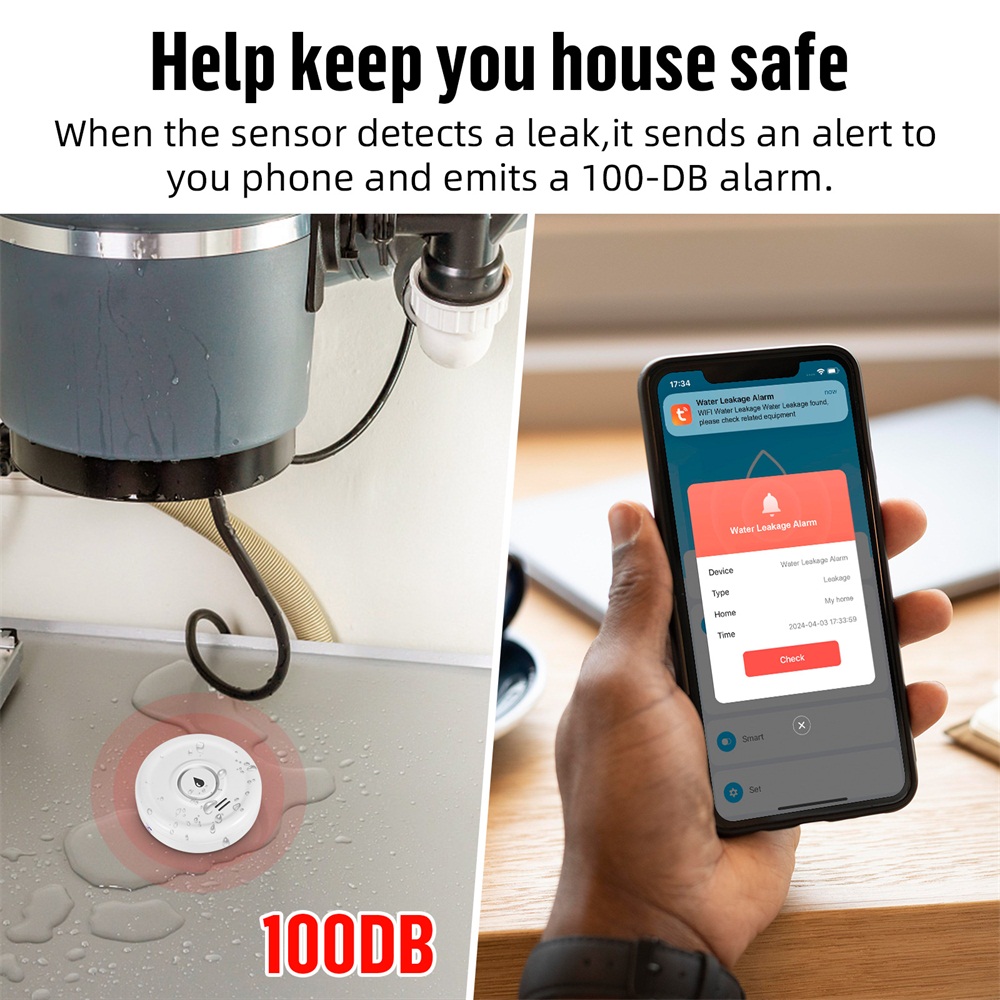 Fuers detector de vazamento de - Smart Home Water Level Sensor avaliação e preço