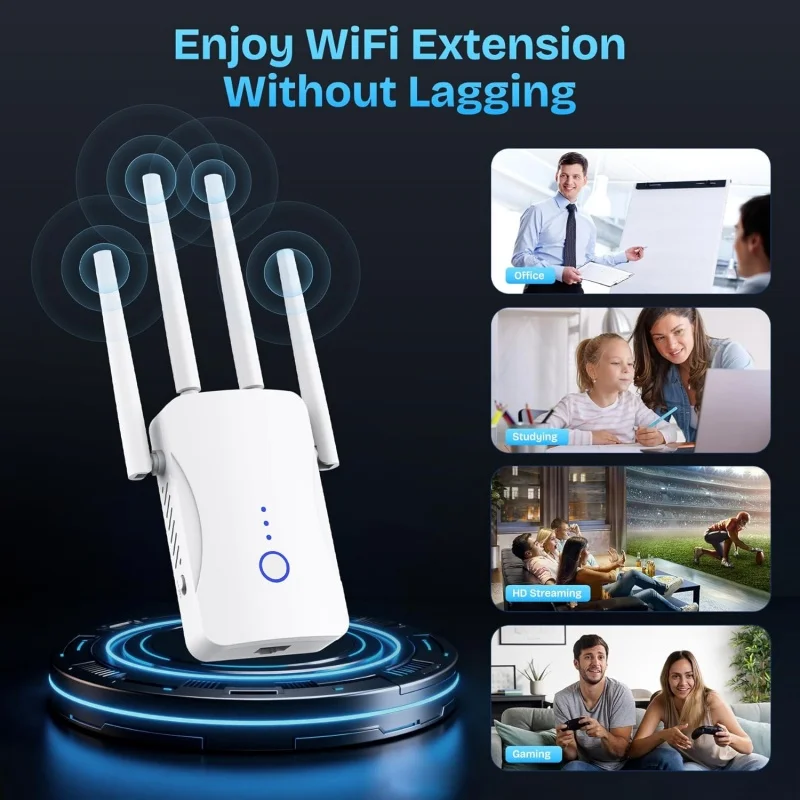 Repetidor WiFi Dual Band 1200M - Smart Home Network avaliação e preço