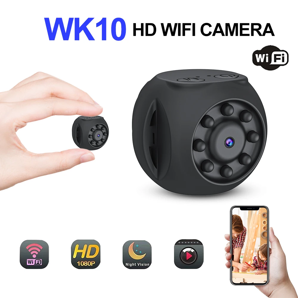 Wifi mini câmera wk10 câmeras  - Smart Home Kamera avaliação e preço