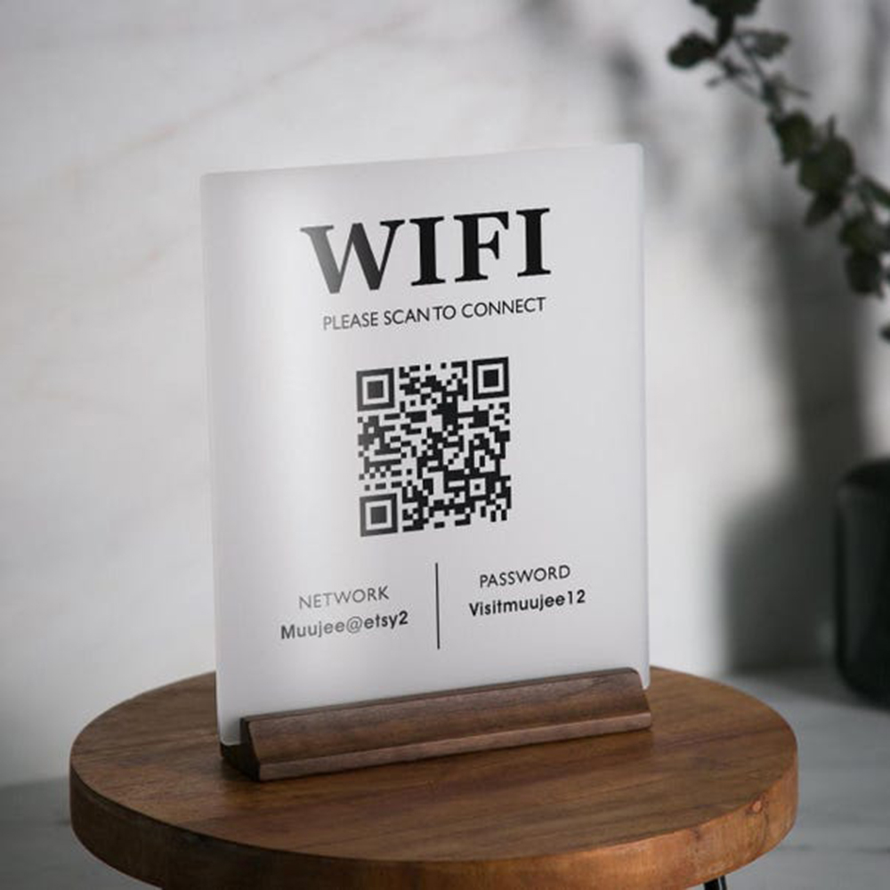 Venda quente wifi qr código si - Airbnb Smart Home avaliação e preço