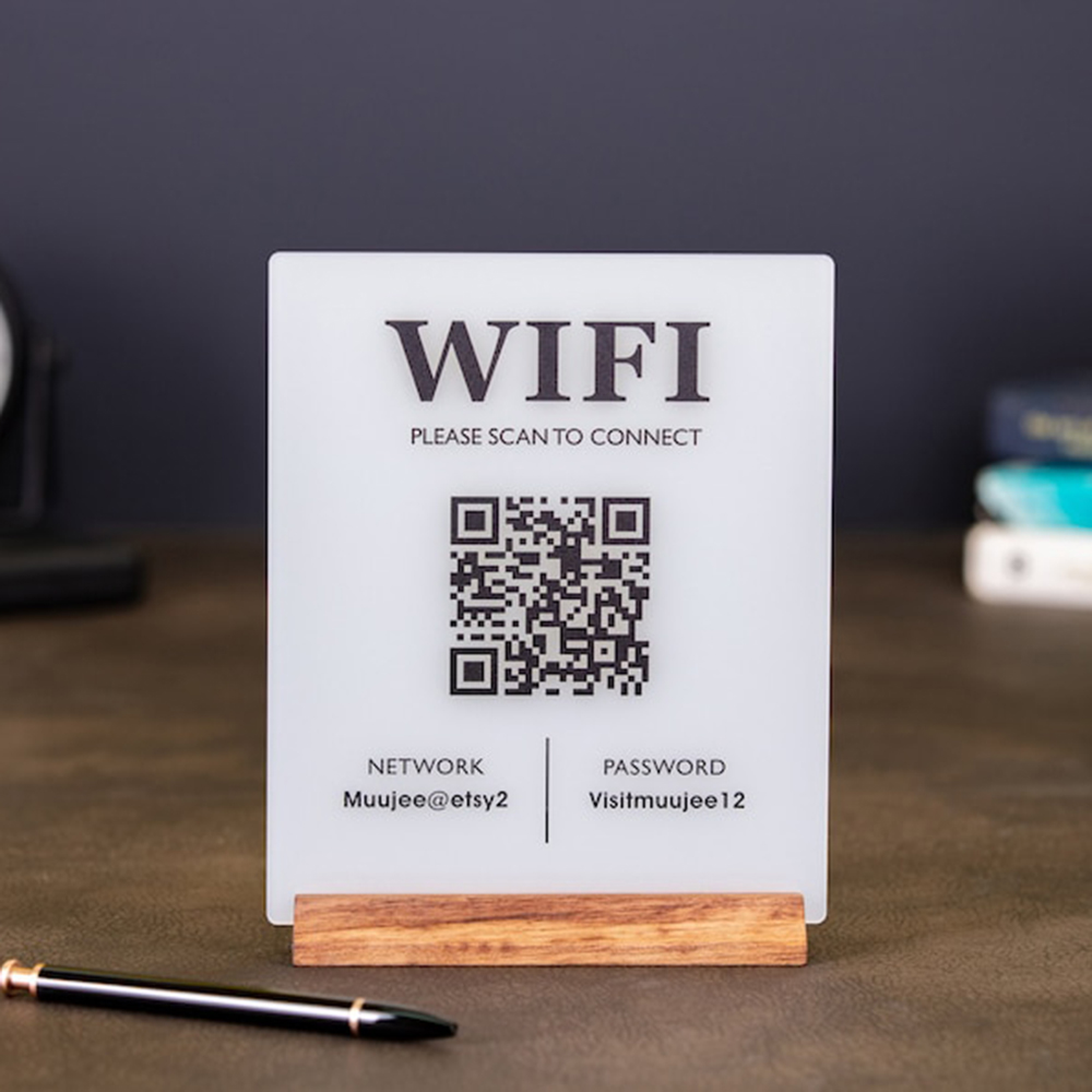 Venda quente wifi qr código si - Airbnb Smart Home avaliação e preço