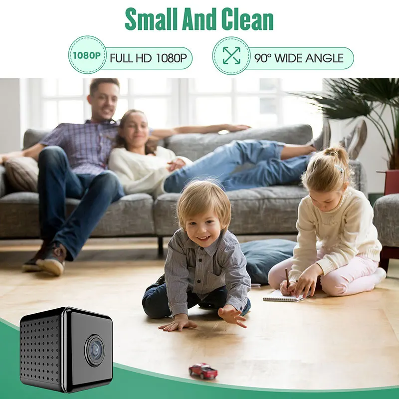 Wifi mini câmera casa intelige - Smart Home Kamera avaliação e preço