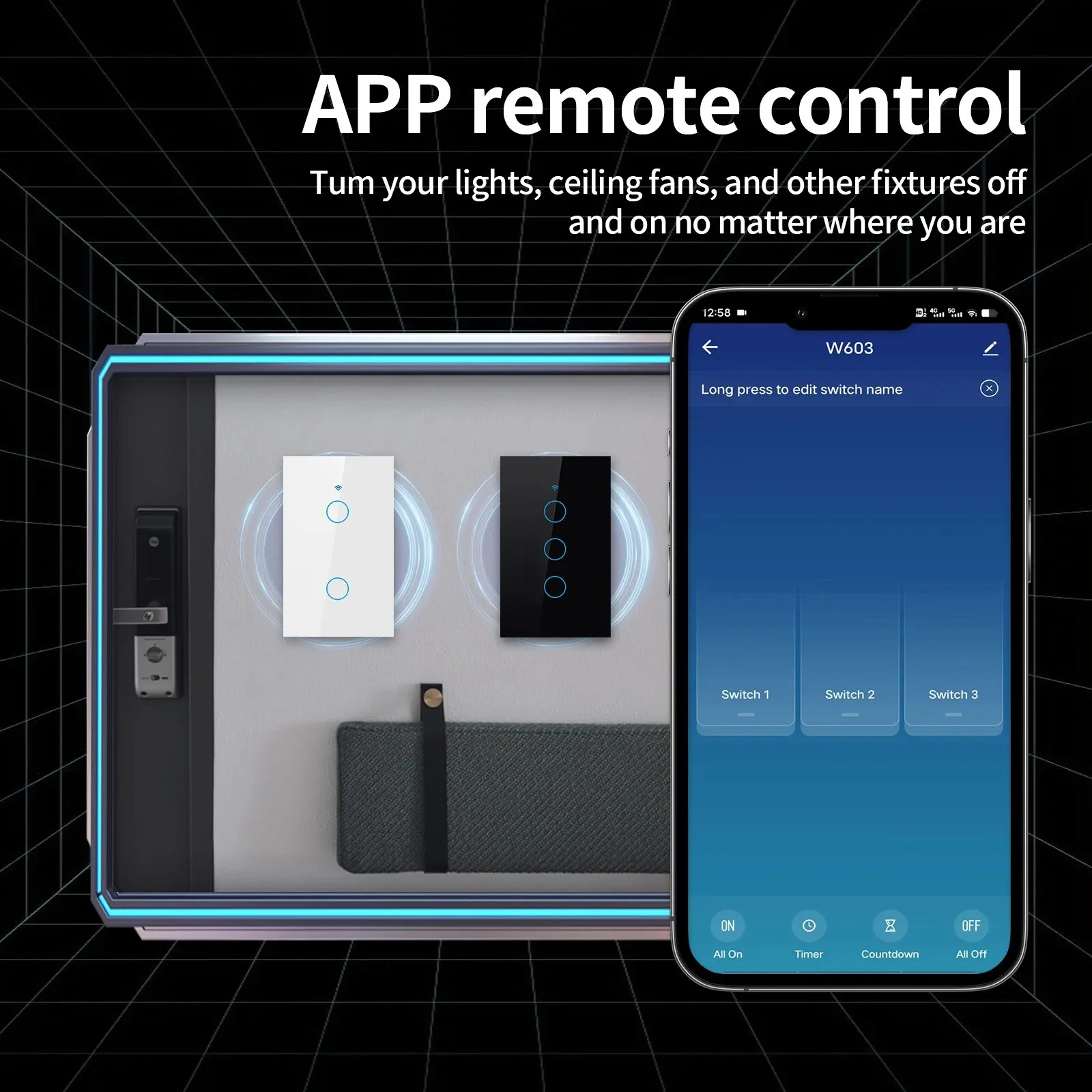 Interruptor de luz inteligente - Smart Home Networking avaliação e preço