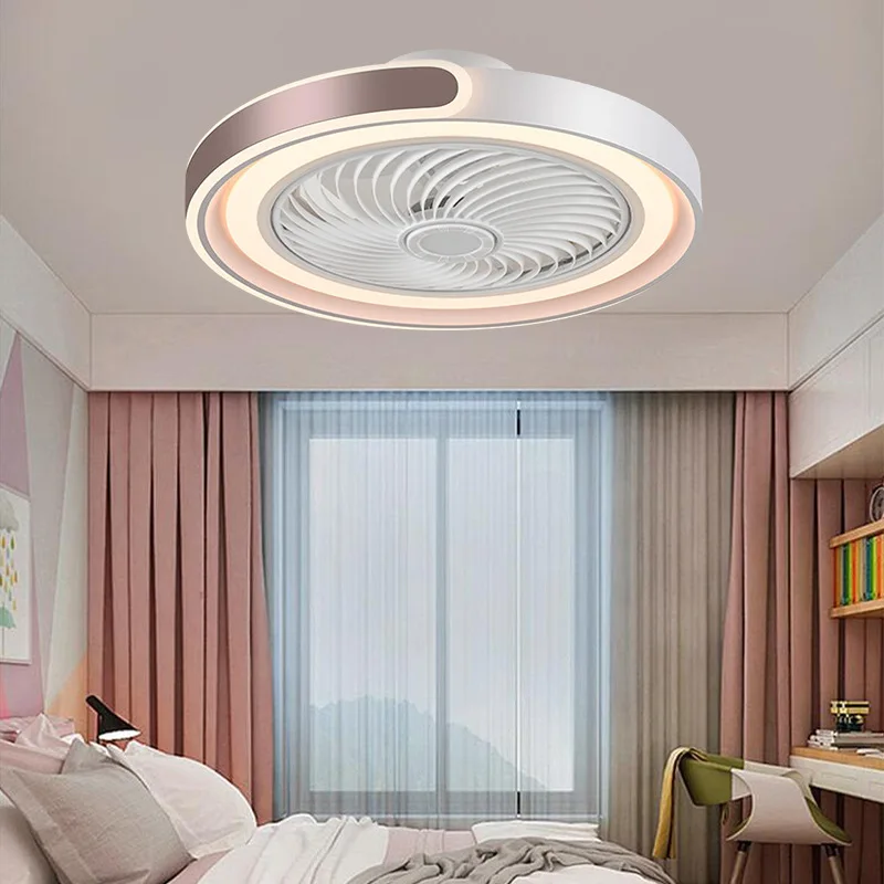 Moderno novo ventilador inteli - Smart Home Living Room avaliação e preço
