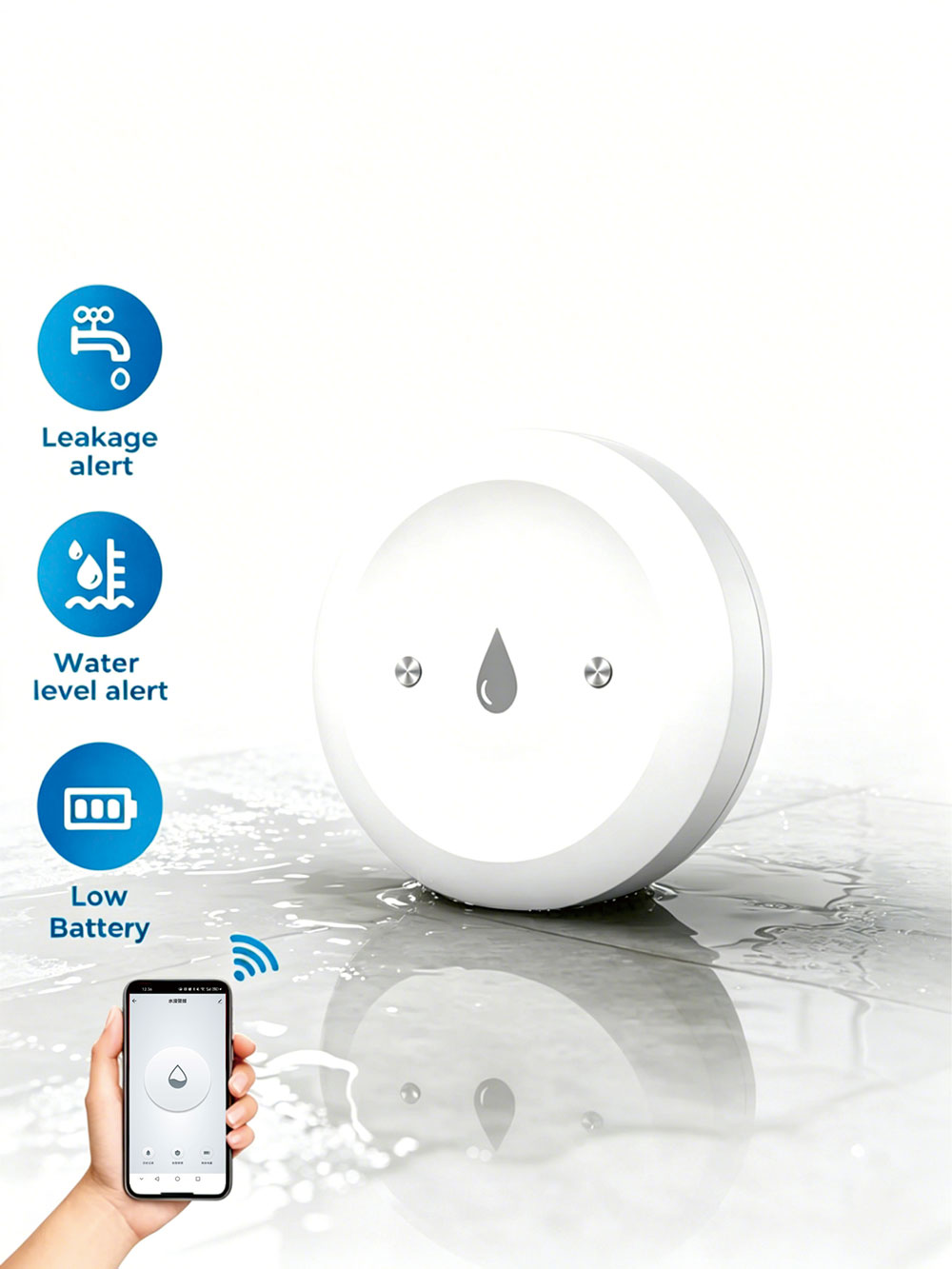 Sensor Inteligente de Vazament - Smart Home Water Level Sensor avaliação e preço