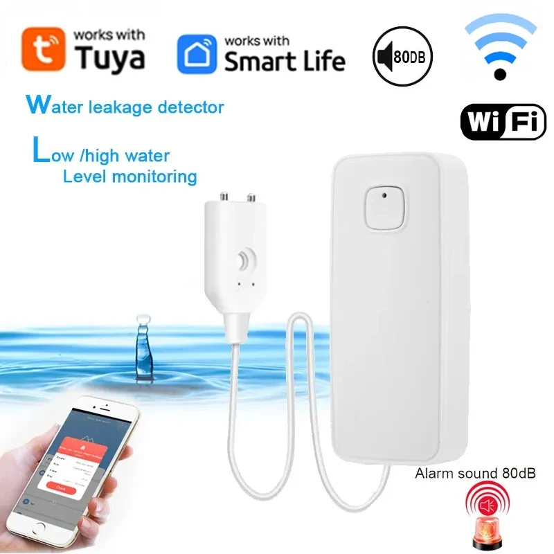 Tuya casa inteligente wifi det - Smart Home Water Level Sensor avaliação e preço