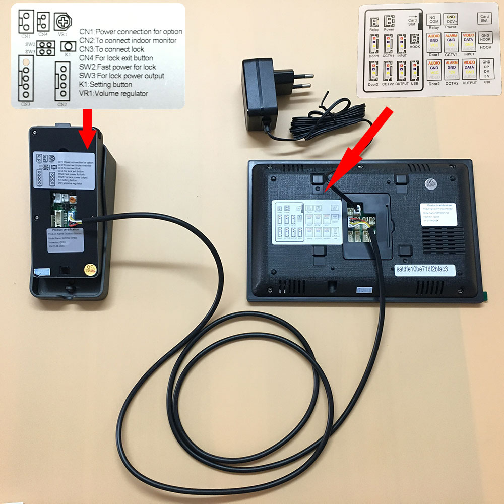Tuya 1080p 7 Polegada tela de  - Smart Home Video Doorphone Ezviz avaliação e preço