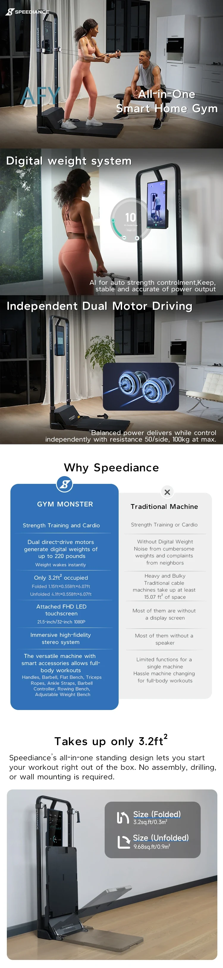 Espelho Inteligente para Acade - Smart Home Gym Mirror avaliação e preço
